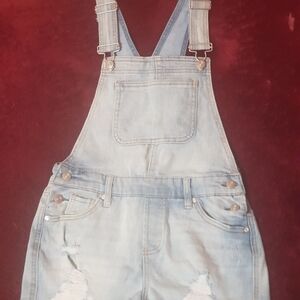 Light Blue Denim Overalls